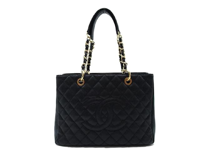 Chanel Gran bolso de compras CC Caviar  ref.1241002