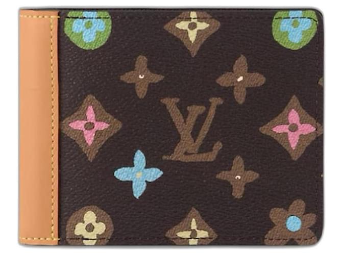 Louis Vuitton LV Cartera múltiple tyler Castaño Lienzo  ref.1241017