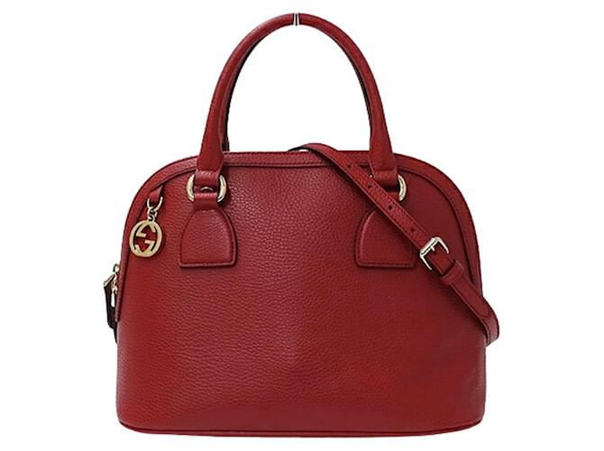 Gucci Dôme Red Leather  ref.1241028