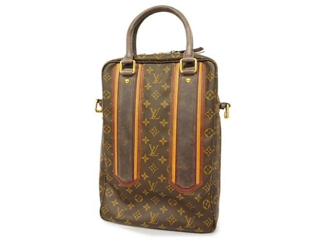 Louis Vuitton Bequia Brown Cloth  ref.1241054