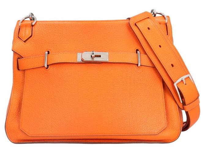 Hermès Jypsiere Orange Leder  ref.1241069
