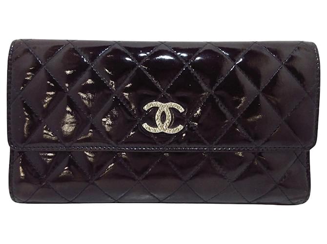 Chanel Matrasse Black Patent leather  ref.1241129