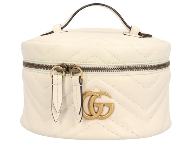 Marmont Gucci Vanity White Leather  ref.1241201