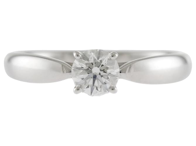Tiffany & Co Solitaire Silvery Platinum  ref.1241208