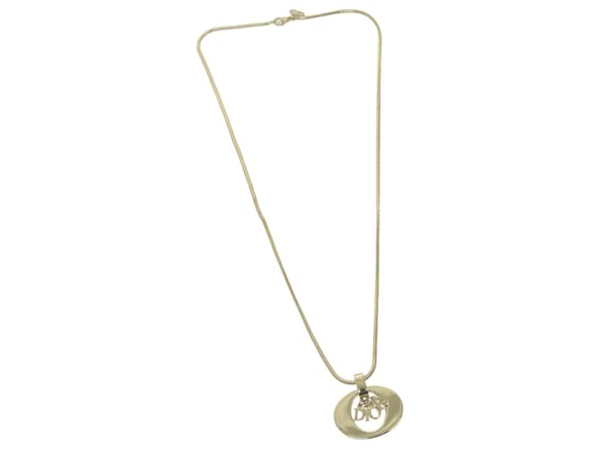 Christian Dior Collar metal Oro Autenticación5776 Dorado  ref.1241322