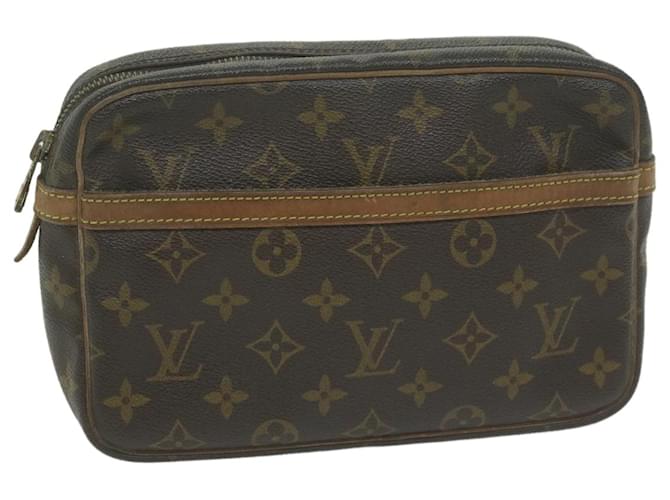 Louis Vuitton Monogram Compiegne 23 Clutch Bag M51847 LV Auth am5735 Cloth  ref.1241349