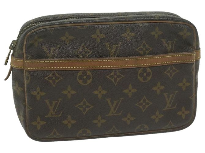 Louis Vuitton Monogram Compiegne 23 Pochette M51847 LV Auth em5735 Monogramma
