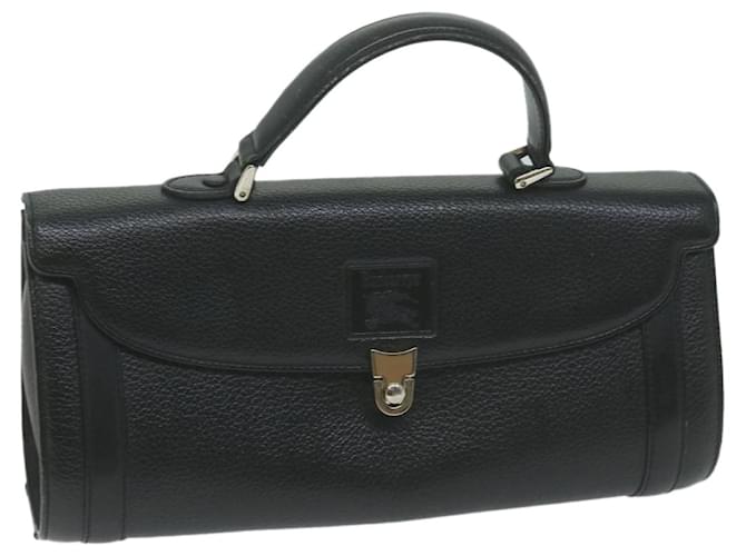 Autre Marque Burberrys Hand Bag Leather Black Auth 65918  ref.1241353