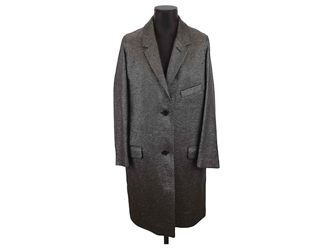 Zadig & Voltaire Cappotto grigio Viscosa  ref.1241361