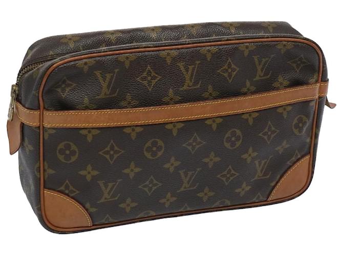 Louis Vuitton Monogram Compiegne 28 Clutch Bag M51845 LV Auth am5681 Cloth  ref.1241397