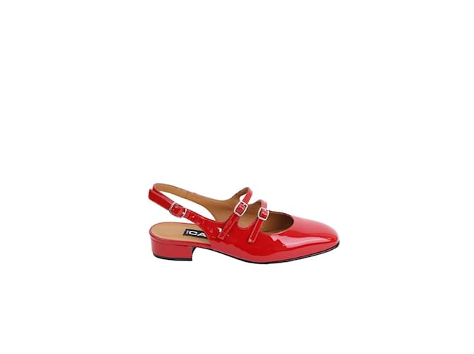 Carel patent leather heels Red  ref.1241400