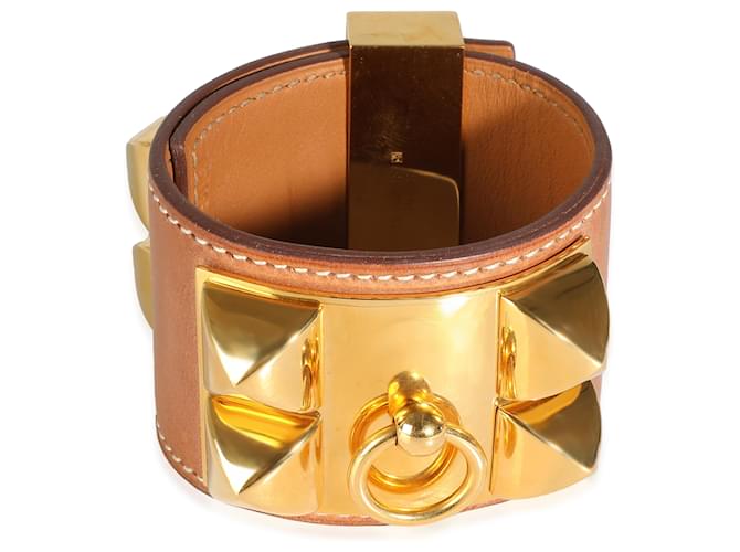 Hermès Collier De Chien Bracelet in  Gold Plated Gold-plated  ref.1241430