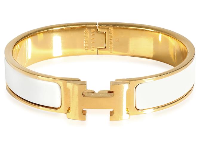 Bracciale Hermès Clic H in placcato oro Placcato in oro  ref.1241439