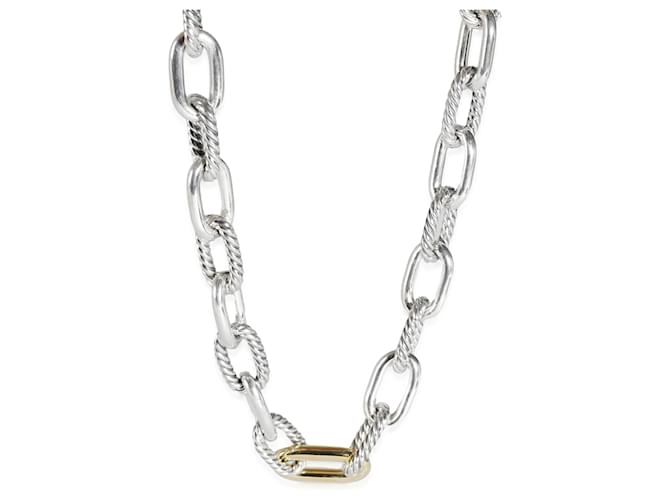 David Yurman Madison Necklace in  1/4 750 Yellow gold/sterling silver  ref.1241487
