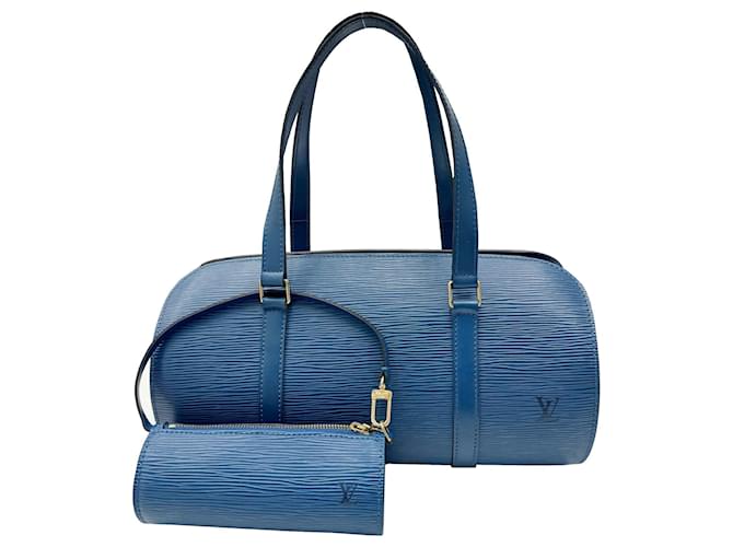 Soufflot Louis Vuitton Cuir Bleu  ref.1241608