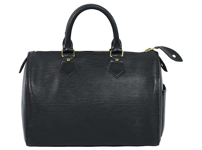 Louis Vuitton Speedy 25 Black Leather  ref.1241660