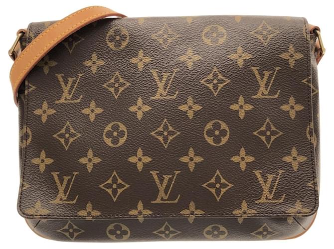 Louis Vuitton Musette Tango Toile Marron  ref.1241665