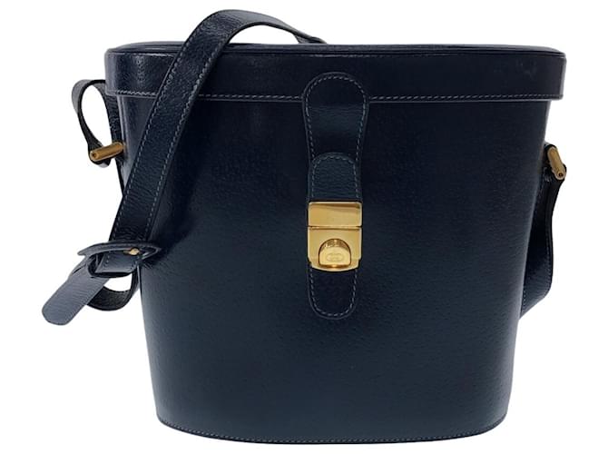 Gucci Old Gucci Navy blue Leather  ref.1241674
