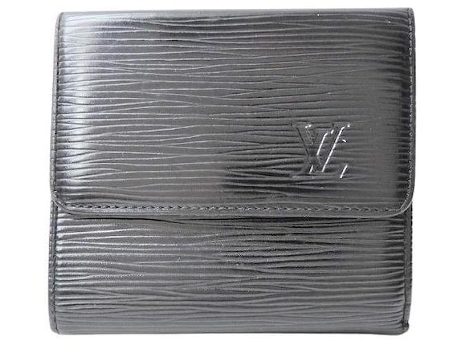 Louis Vuitton Elise Black Leather  ref.1241684