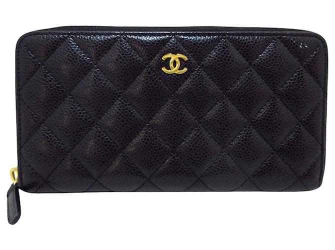 Classique Chanel Matelassé Cuir Noir  ref.1241687