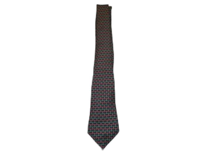 Hermès Krawatte Mehrfarben Seide  ref.1241691