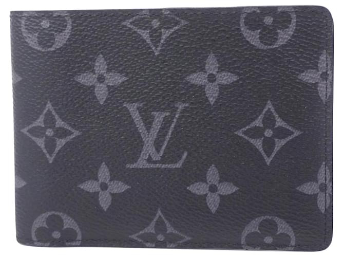 Louis Vuitton Portefeuille Multiple Toile Noir  ref.1241731