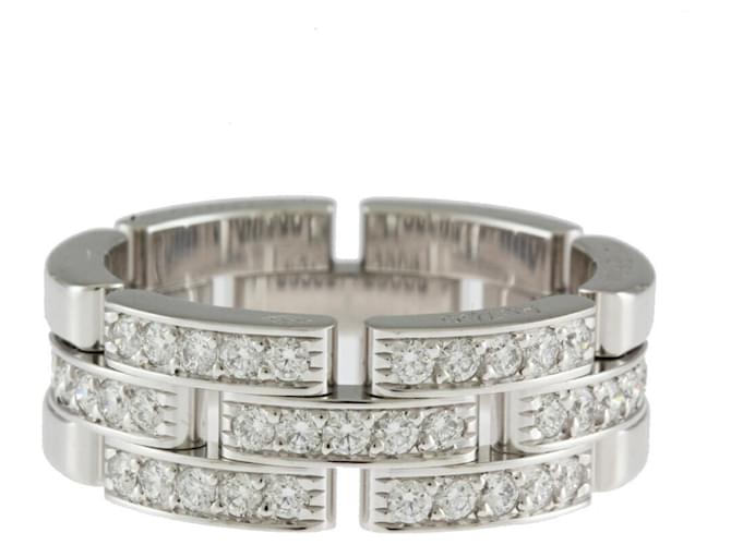 Cartier Maillon panthere Silvery White gold  ref.1241762