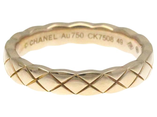 Chanel Coco Crush Dourado Ouro rosa  ref.1241765