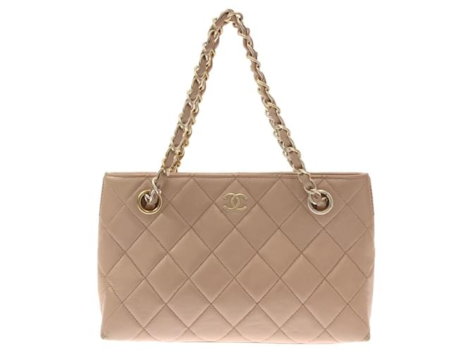 Timeless Chanel Matelassé Pink Leather  ref.1241767