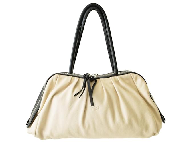 Sonia Rykiel Handbag Cream Leather  ref.1242016