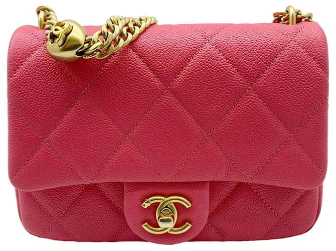 Timeless Chanel intemporal Rosa Couro  ref.1242030