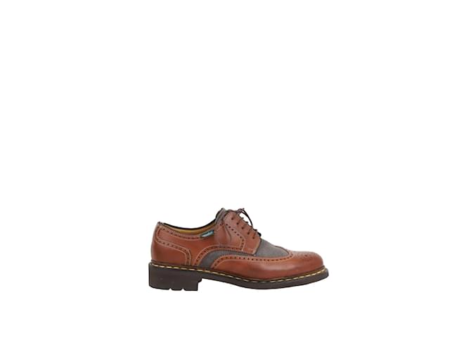 Paraboot leather lace-ups Brown  ref.1242046