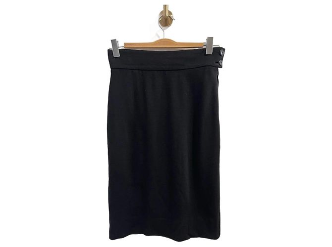 Gonne LANVIN T.FR 42 Lana Nero