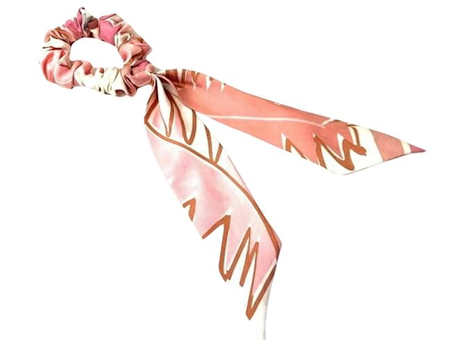 Silk In Hermès twilly Pink Seide  ref.1242106