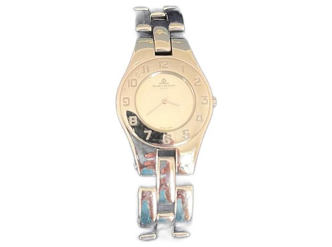 Relógio Baume & Mercier Linea em aço prata Hardware prateado