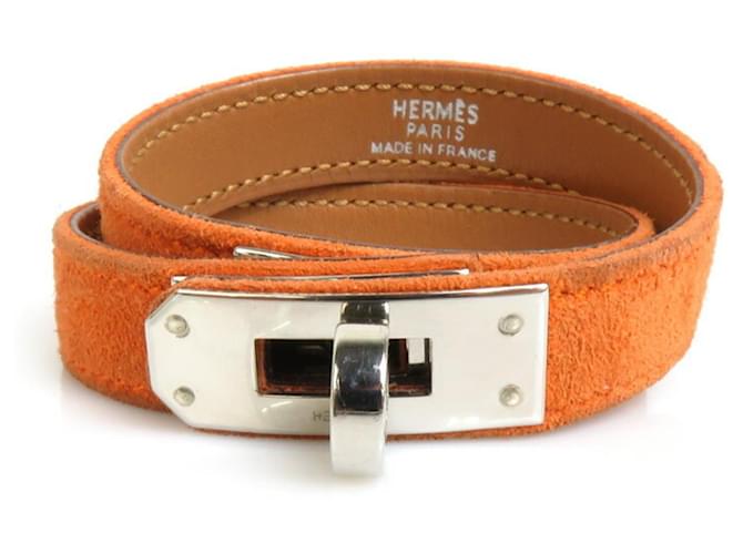 Kelly Hermès -- Orange Suede  ref.1242177