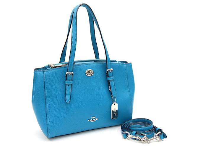 Coach Blue Leather  ref.1242191