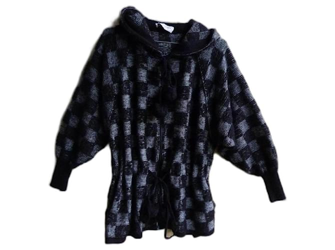 Yves Saint Laurent jacket Black Grey Wool Mohair  ref.1242264