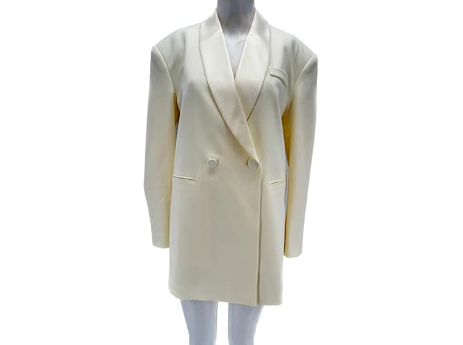 Autre Marque THE FRANKIE SHOP  Jackets T.International S Polyester White  ref.1242437