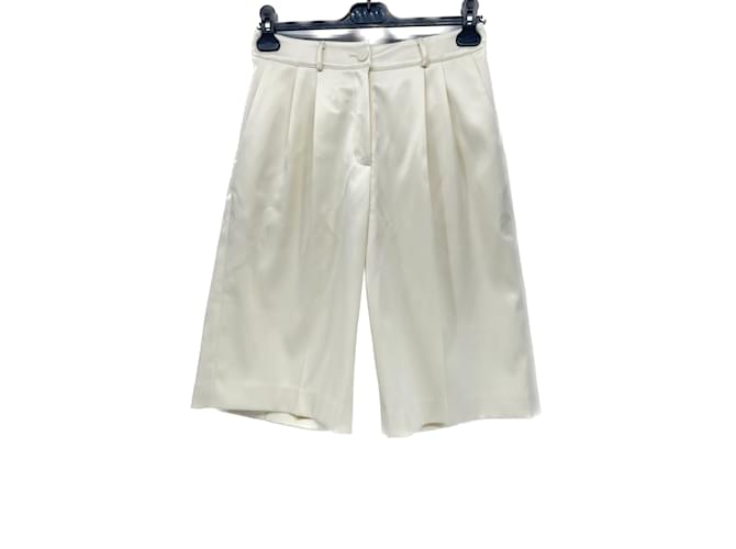 Autre Marque NO FIRMA / Pantalones cortos sin firmar T.Poliéster XS Internacional Blanco  ref.1242449