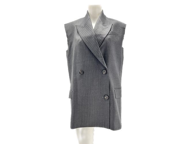 Autre Marque Camilla And Marc Jacken T.FR 36 Wolle Grau
