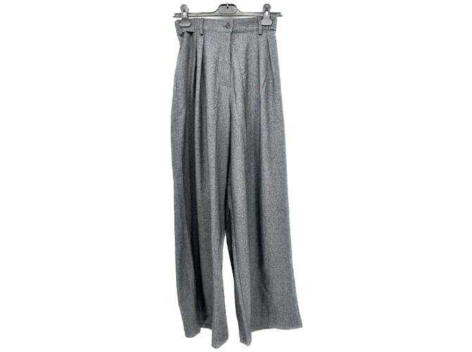 Autre Marque NON SIGNE / UNSIGNED  Trousers T.International S Polyester Grey  ref.1242459