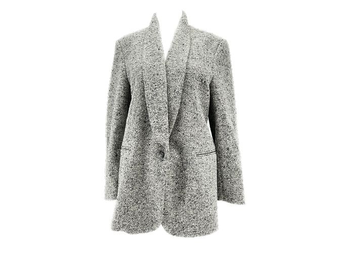Autre Marque Non Signé / Unsigned jackets T.FR Taille Unique Wool Grey