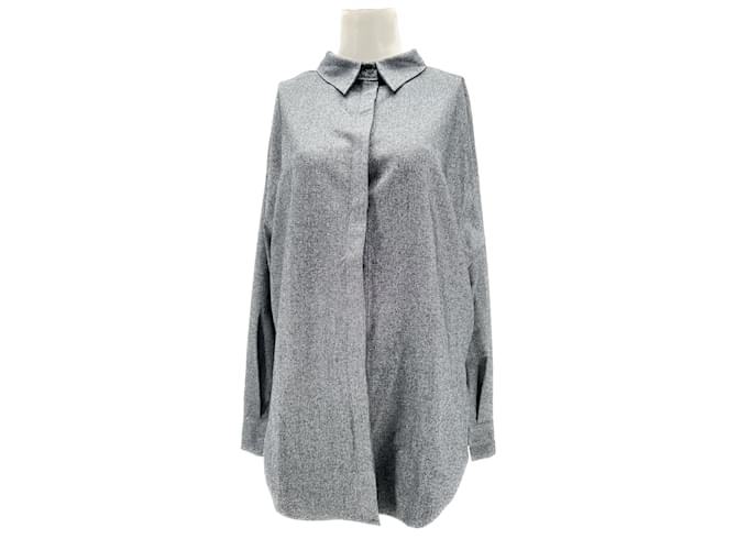 Autre Marque THE FRANKIE SHOP Hauts T.International XS Polyester Gris  ref.1242464