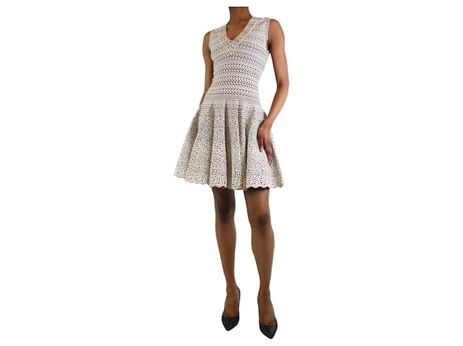 Alaïa Animal print sleeveless knit dress - size UK 10 Viscose  ref.1242496