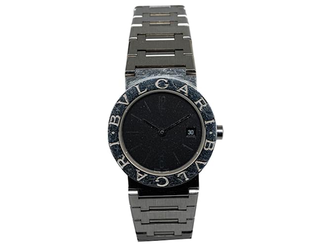 Bulgari Reloj Bvlgari de cuarzo plateado y acero inoxidable Plata Metal  ref.1242550