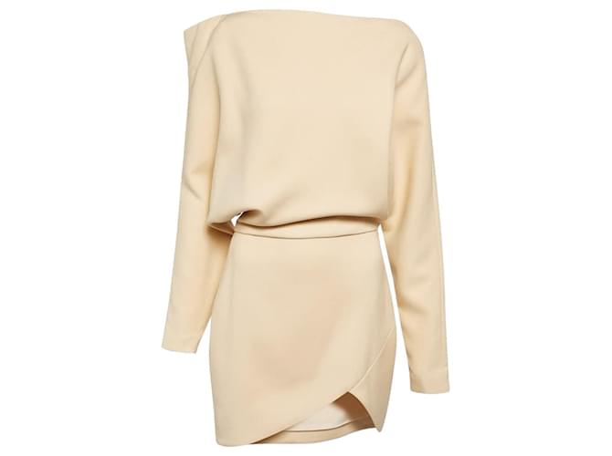 Khaite Mini robe Viscose Crème  ref.1242585