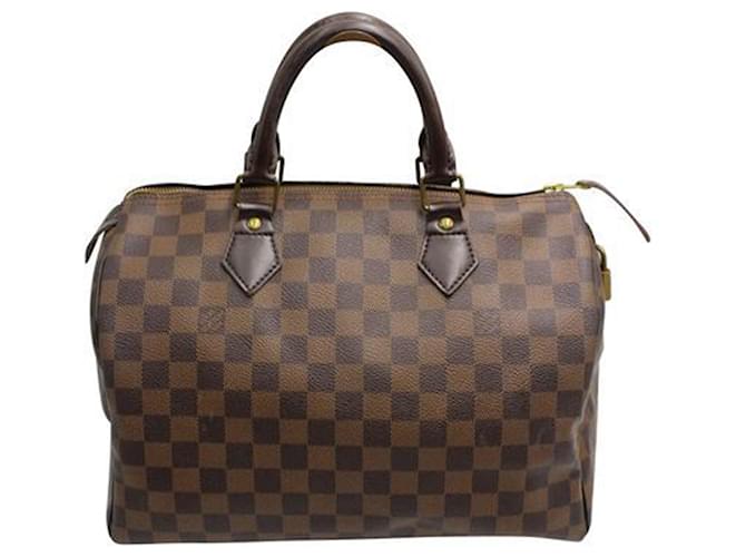 Louis Vuitton Speedy 30 in damier ebene Multiple colors Leather  ref.1242628