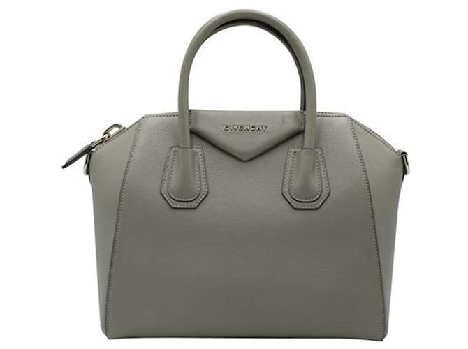 Givenchy Light Grey Antigona Bag Leather  ref.1242730