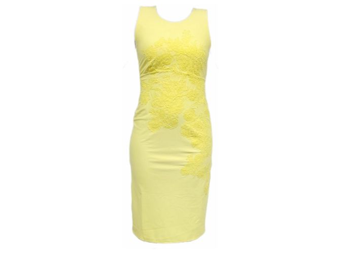 Ermanno Scervino Kleid elegant und schick Gelb